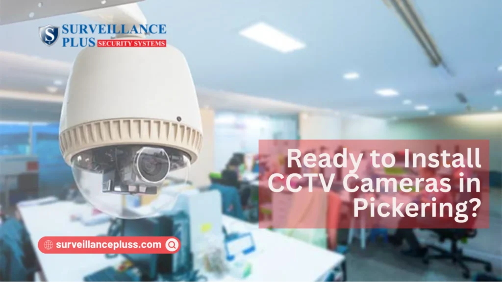 Professional CCTV camera installation service for a home security system in Pickering Ontario