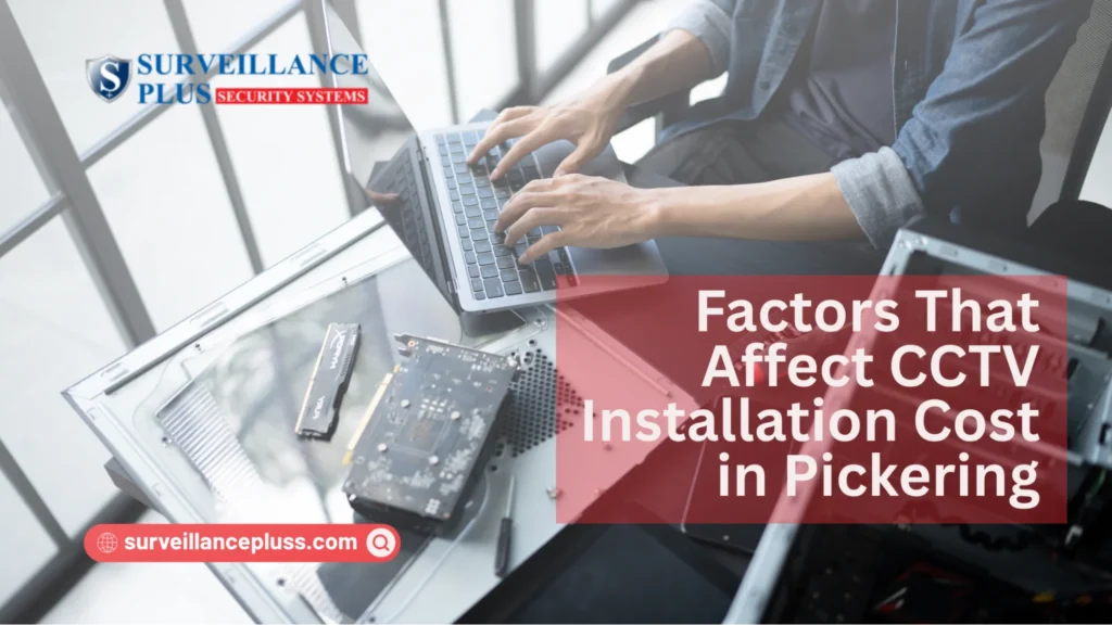 Different types of security cameras that affect installation price in Pickering homes and businesses.

