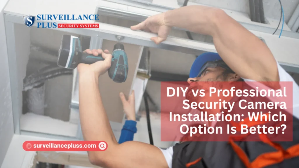 Comparison between DIY setup and professional CCTV installation services for home security