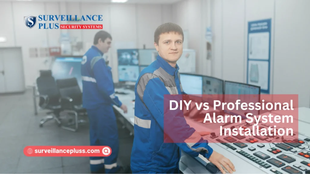 DIY vs professional installation comparison showing home alarm system cost in Canada
