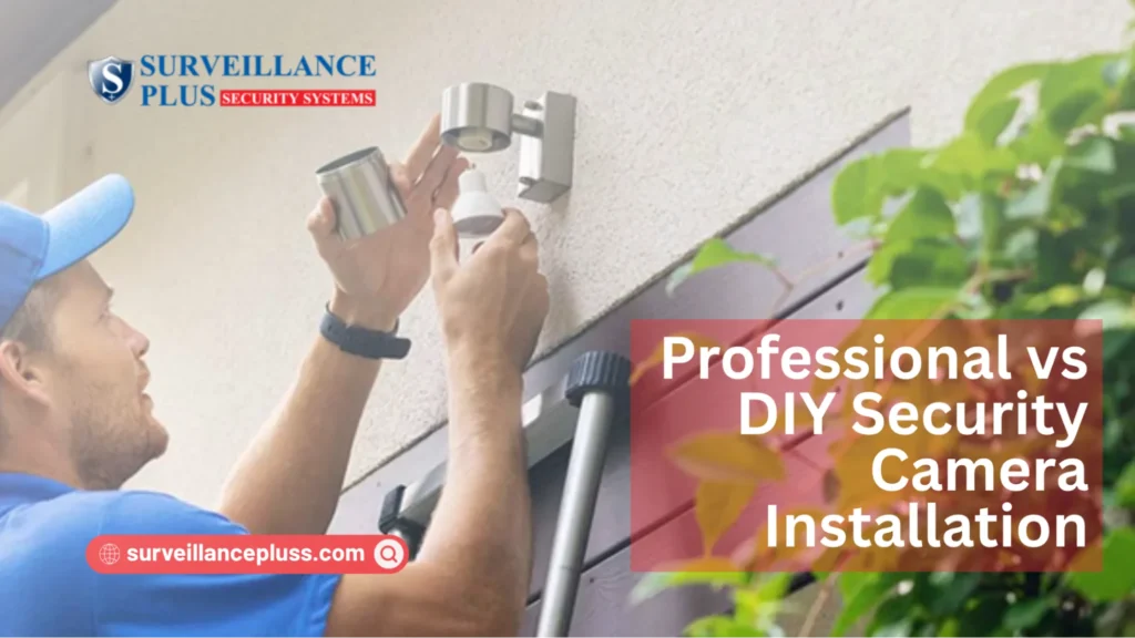 Comparison of DIY setup and professional security camera installation for home security systems
