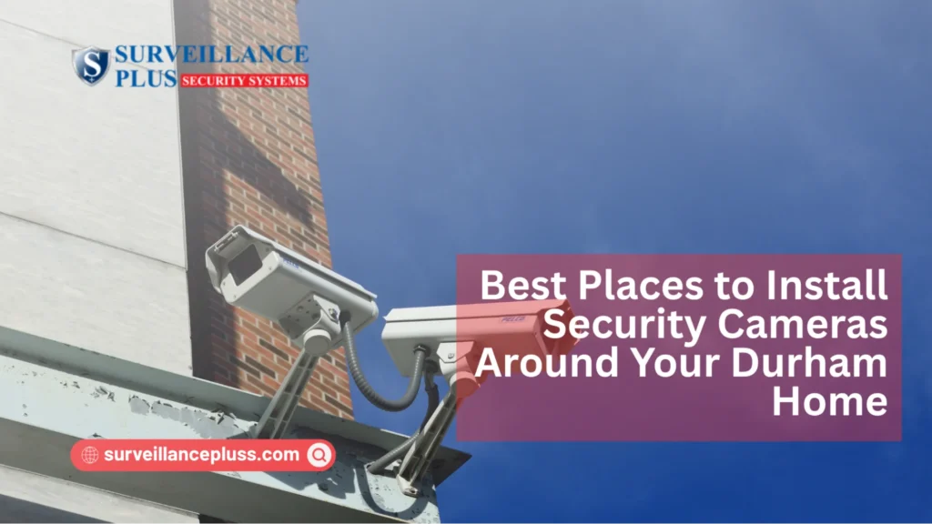 Cost of installing home security cameras in Durham Region showing a residential CCTV and IP camera setup