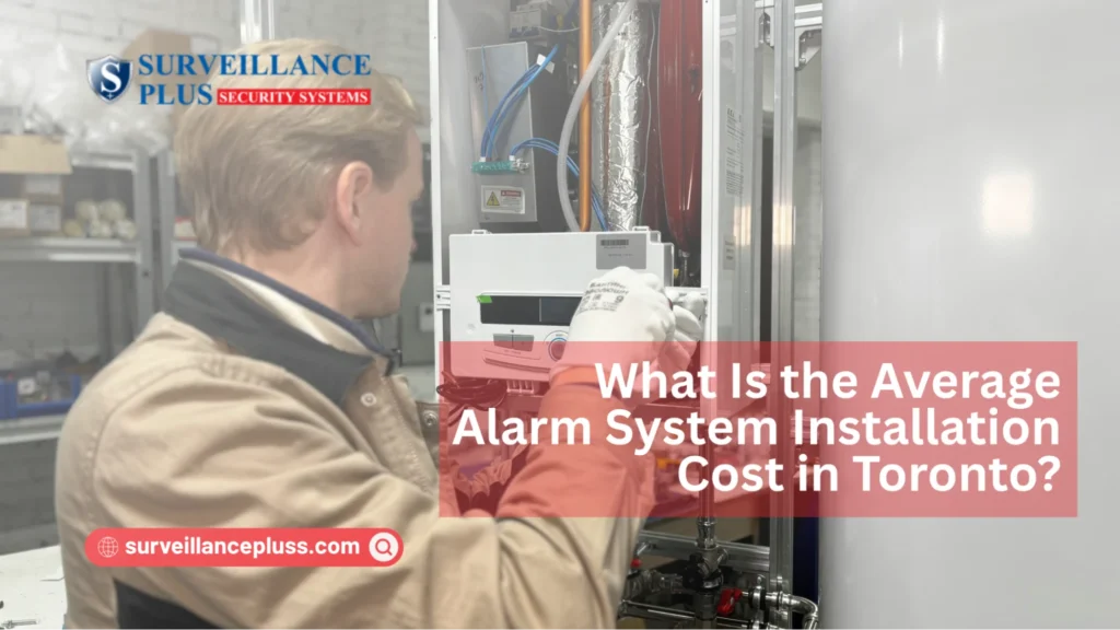 Average home alarm installation cost in Toronto for a residential security system installation