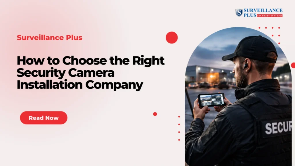 Guide on how to choose a security camera installation company for home security systems