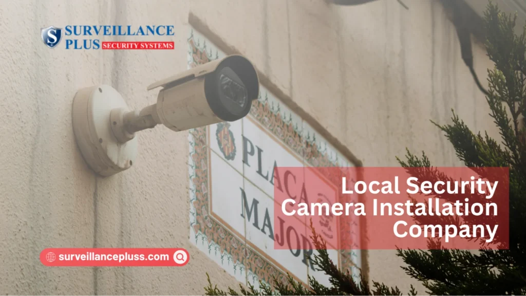 Licensed security camera installers in Canada setting up a home surveillance system