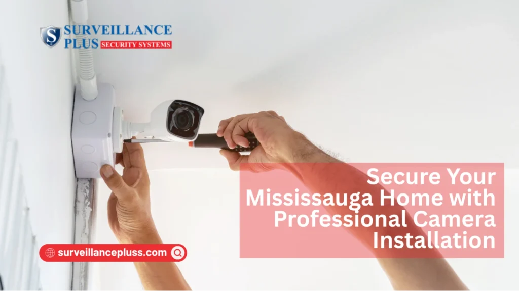 Professional security camera installation at a home for reliable surveillance and safety