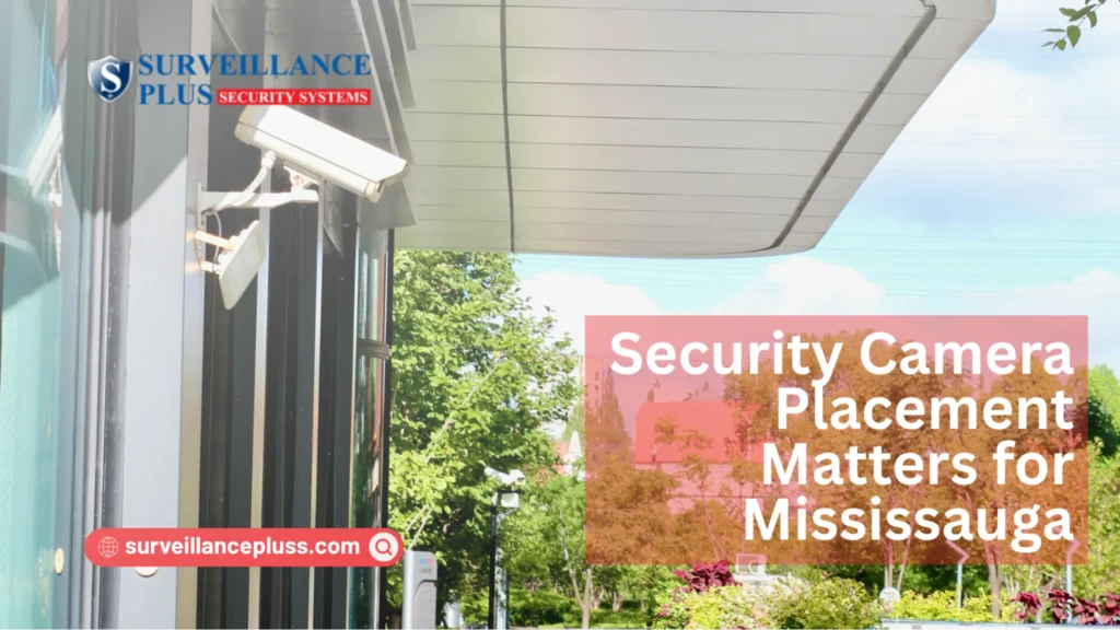 Guide showing where to install security cameras in a Mississauga home for better security coverage