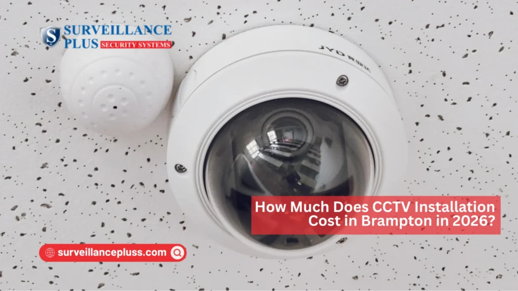Security camera installation cost in Brampton for CCTV systems in 2026