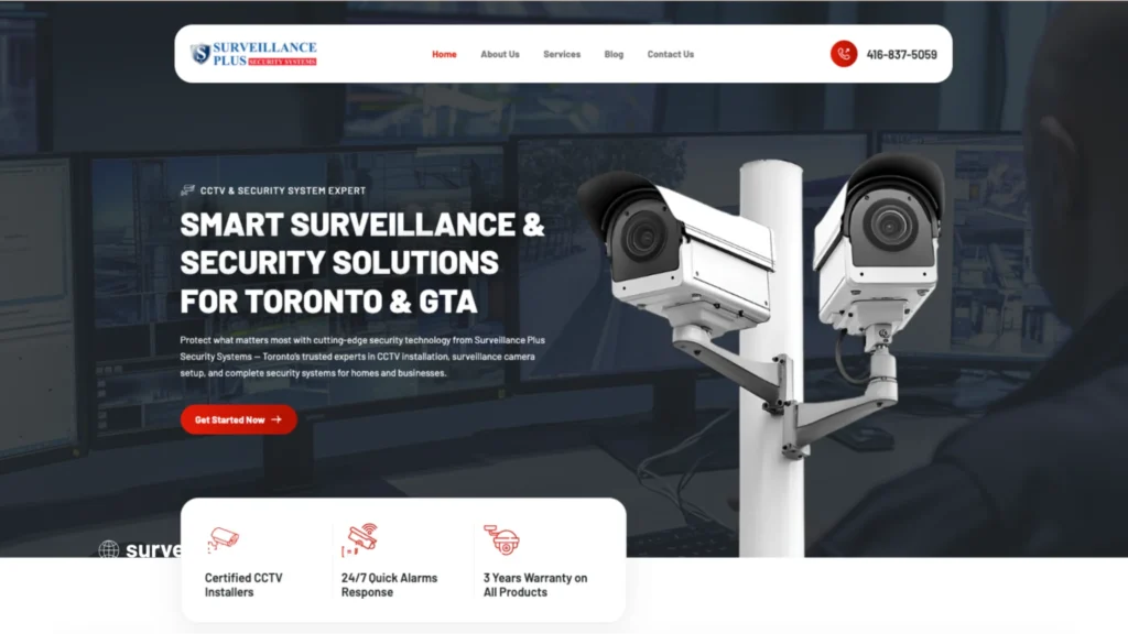CCTV installation in Pickering compared across best home security companies before choosing a system