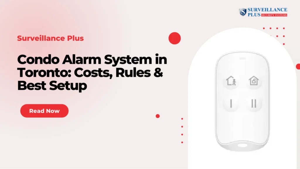 Condo alarm system installation in a Toronto residential building with smart security controls