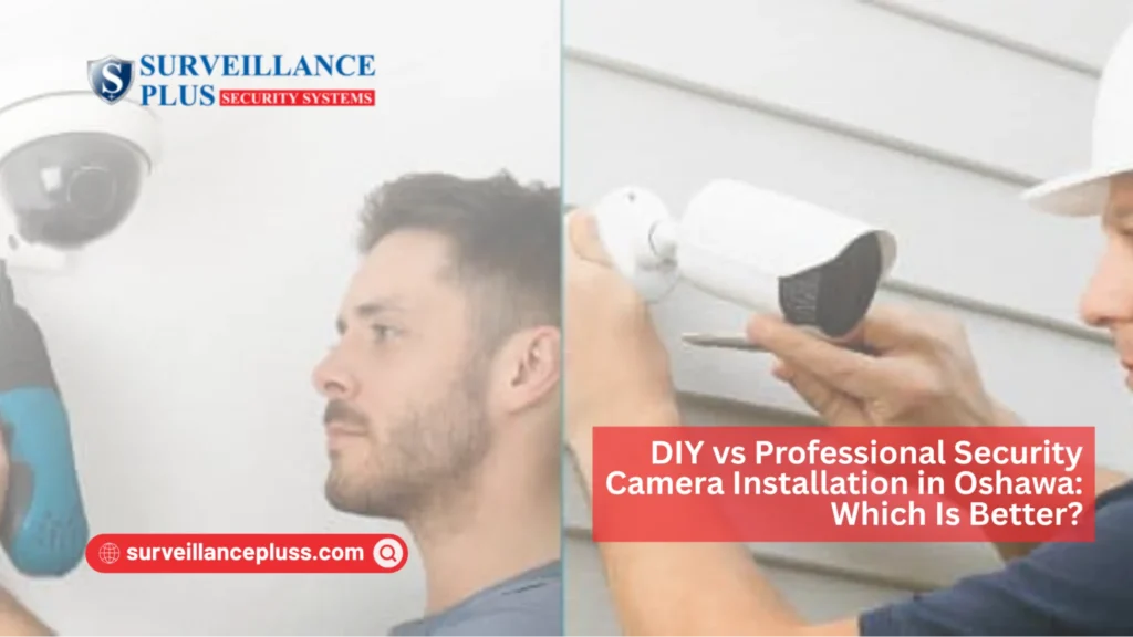 DIY vs professional home security camera installation in Oshawa comparison