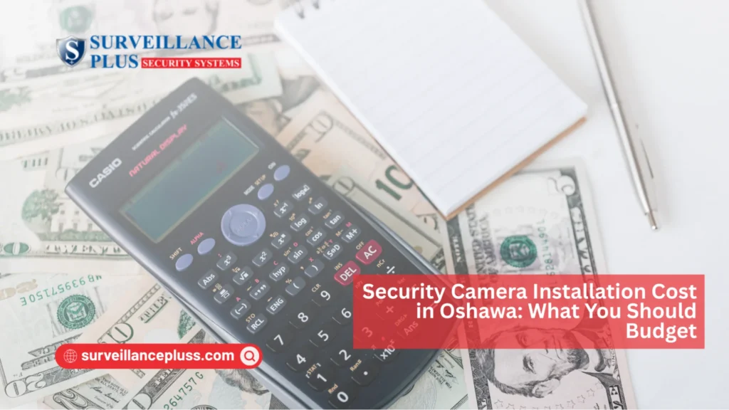 Security camera installers in Oshawa explaining installation costs and budget considerations
