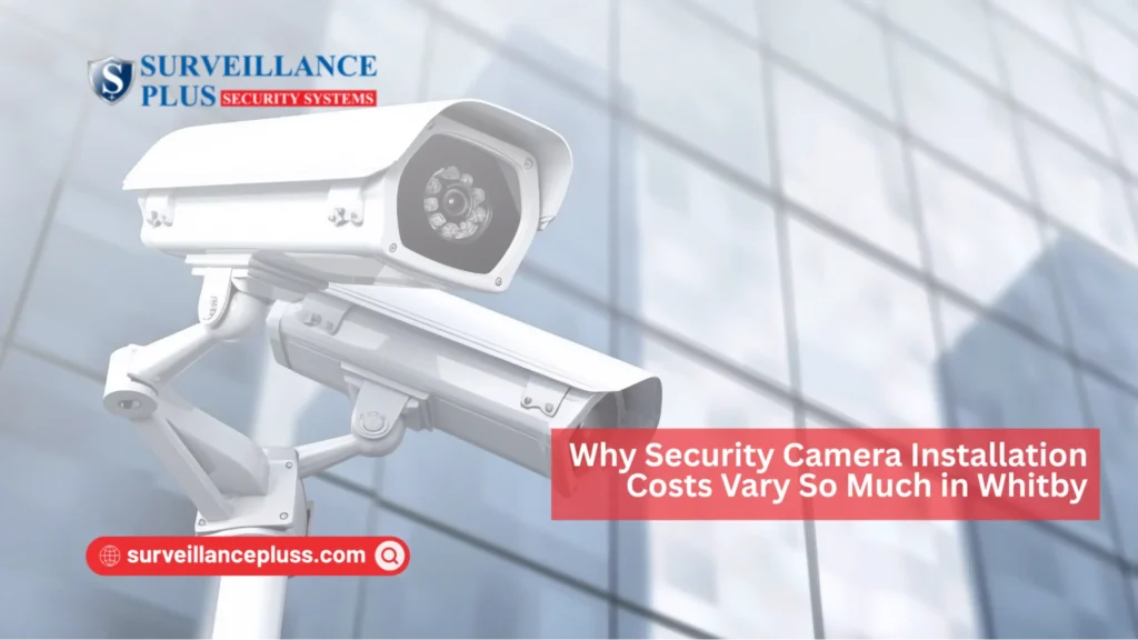 Security camera installation price in Whitby and factors that affect cost
