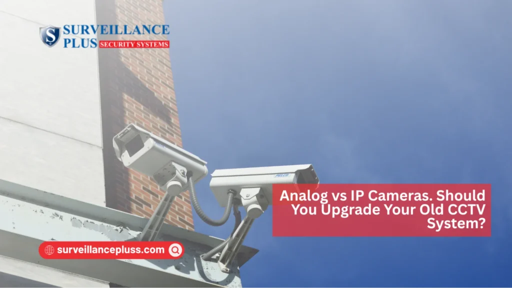 Comparison of analog and IP security cameras during CCTV troubleshooting in Toronto