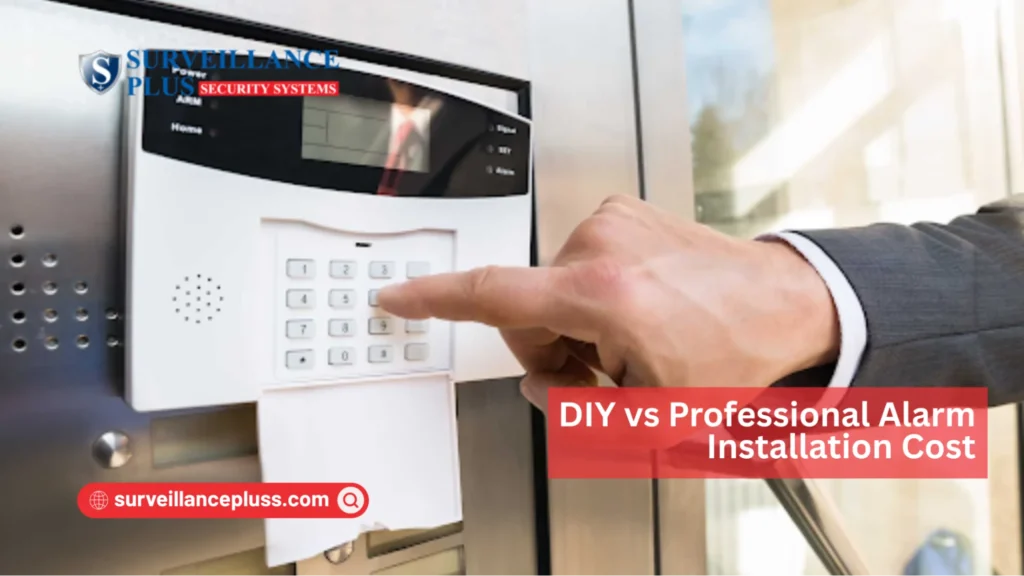 Comparison of DIY vs professional alarm installation cost for home security systems in Pickering