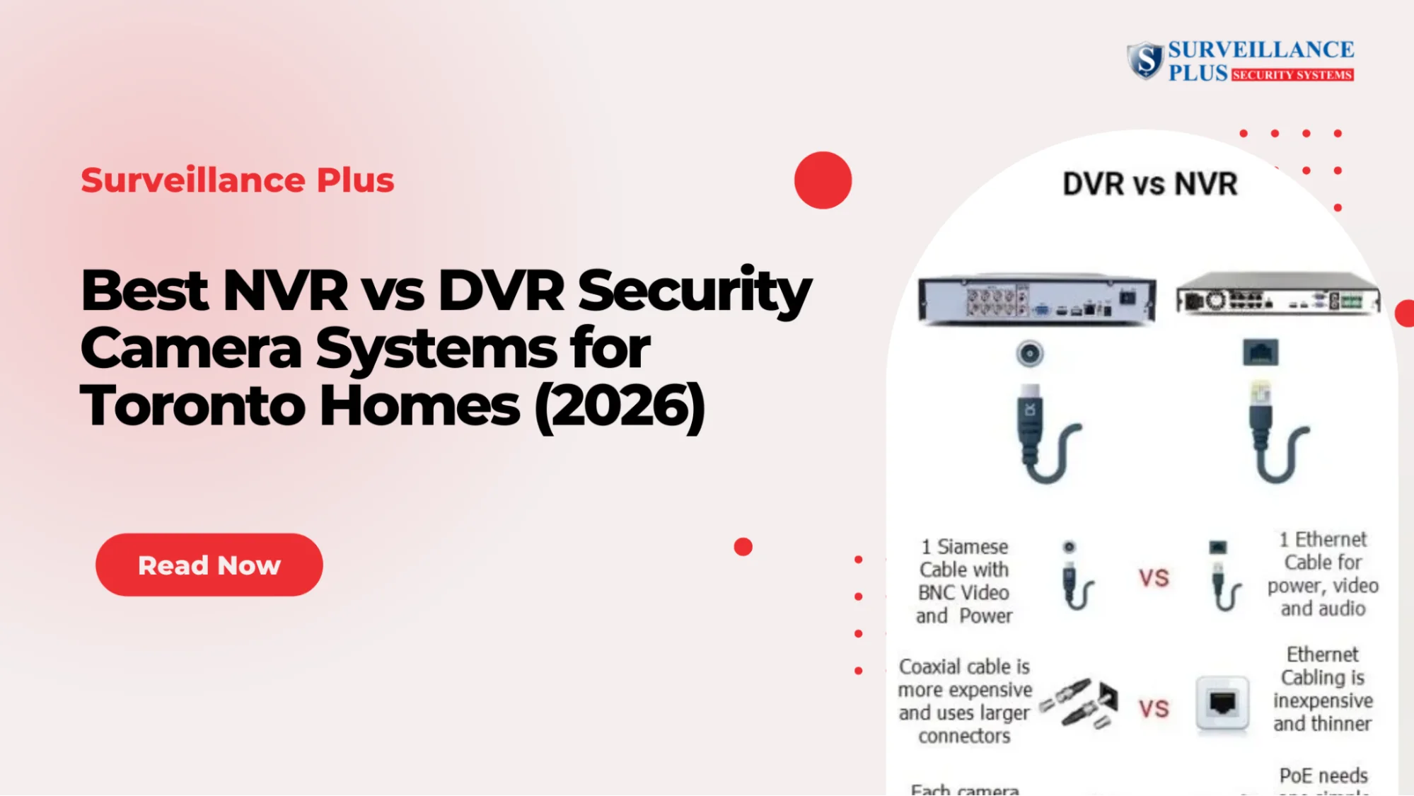 Best NVR vs DVR Security Camera Systems for Toronto Homes (2026)